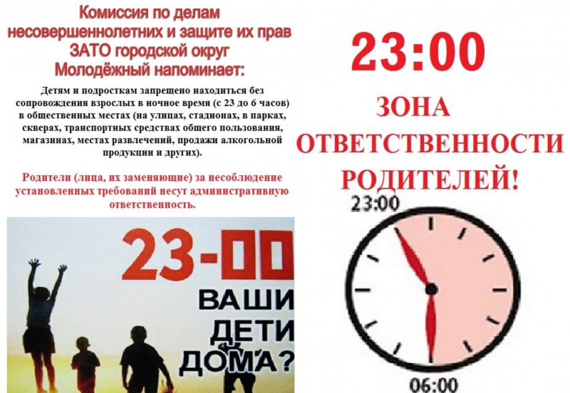 Неисполнение Закона Московской области от 04.12.2009 № 148/2009 - зона ответственности родителей!