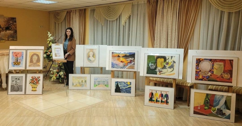 Выставка работ учащихся художественного отделения 