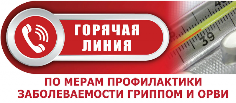 С 30 сентября по 11 октября 2024 г. проводится «горячая линия» по профилактике гриппа и ОРВИ.