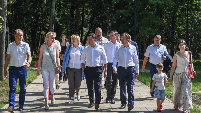 Андрей Воробьев с рабочим визитом посетил городской округ Дубна