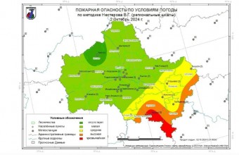 Жителям Подмосковья рассказали о пожарной обстановке в лесах со 2 по 4 октября