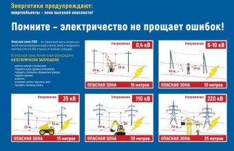 Энергетики предупреждают: несогласованные работы в охранных зонах ЛЭП смертельно опасны!