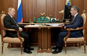 Владимир Путин провёл рабочую встречу с Министром науки и высшего образования Валерием Фальковым 