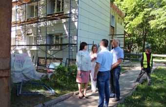 В Молодёжном продолжается капитальный ремонт поликлиники.