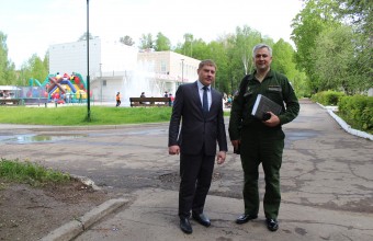 Виктор Юткин встретился с начальником филиала «Московский» ФГАУ «Росжилкомплекс» Глебом Смирновым